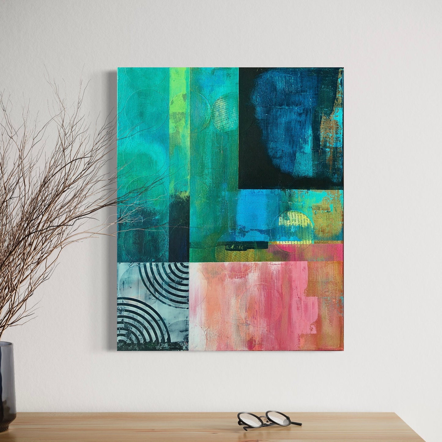 The Patchwork Song - 16" x 20"