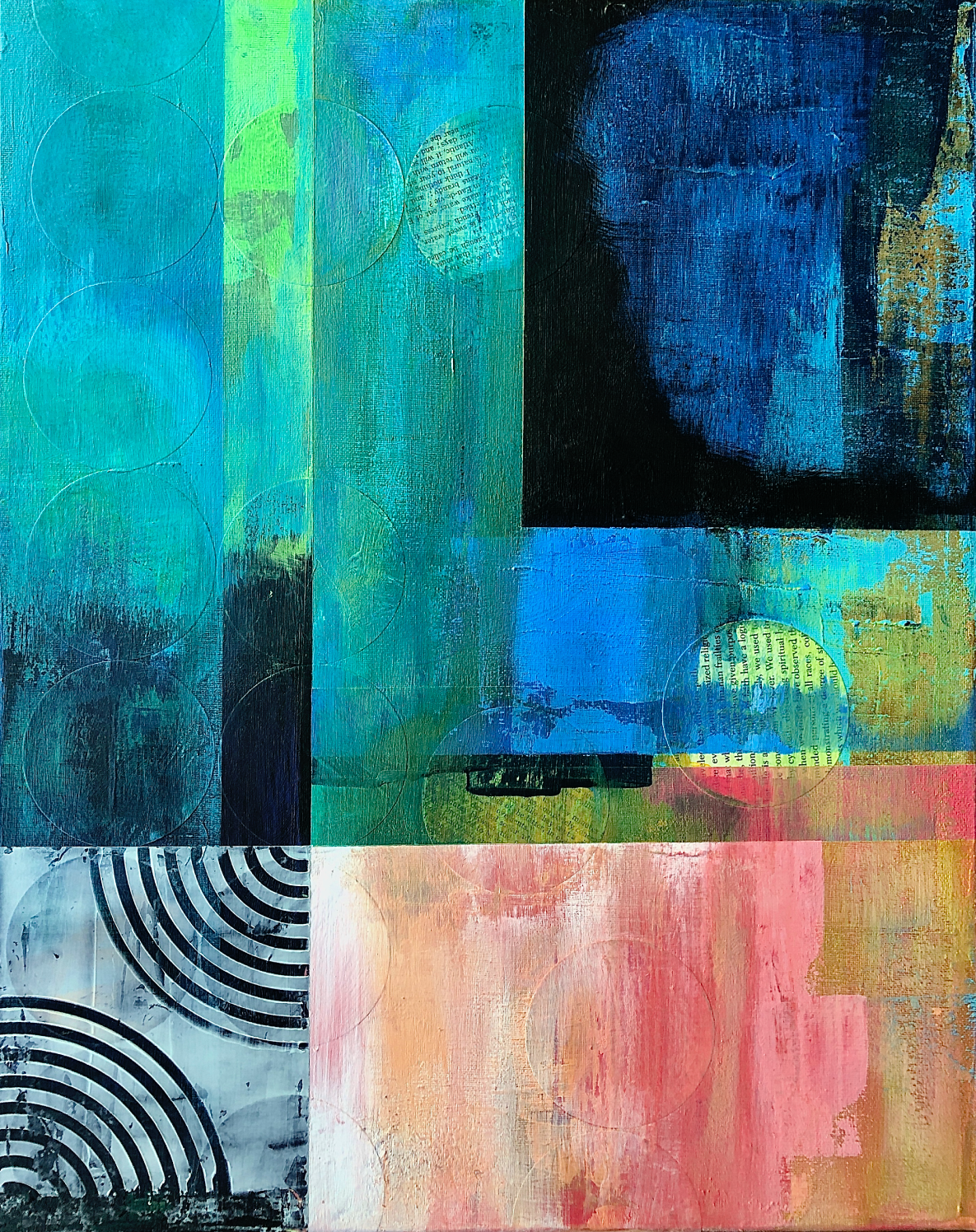 The Patchwork Song - 16" x 20"
