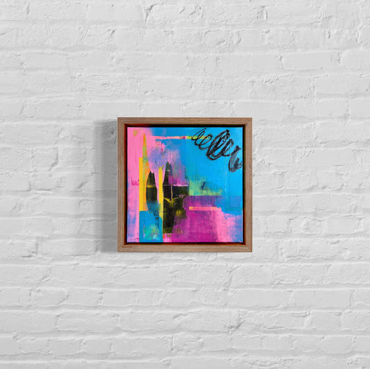 Paintball in Palmdale - 12" x 12" in Handmade Birch Frame
