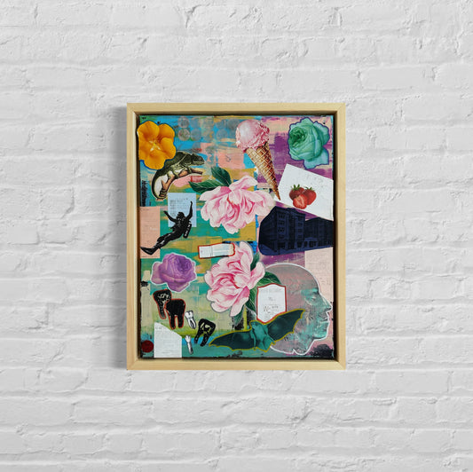 On the Grid - 16" x 20" // Framed: 18" x 22"