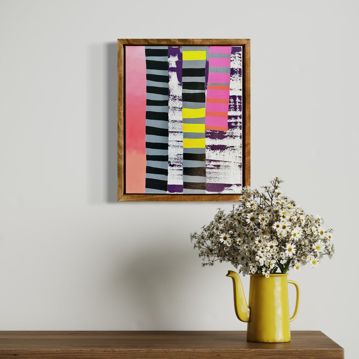 Between the Bars - 16" x 20" // Framed: 18"x 22"