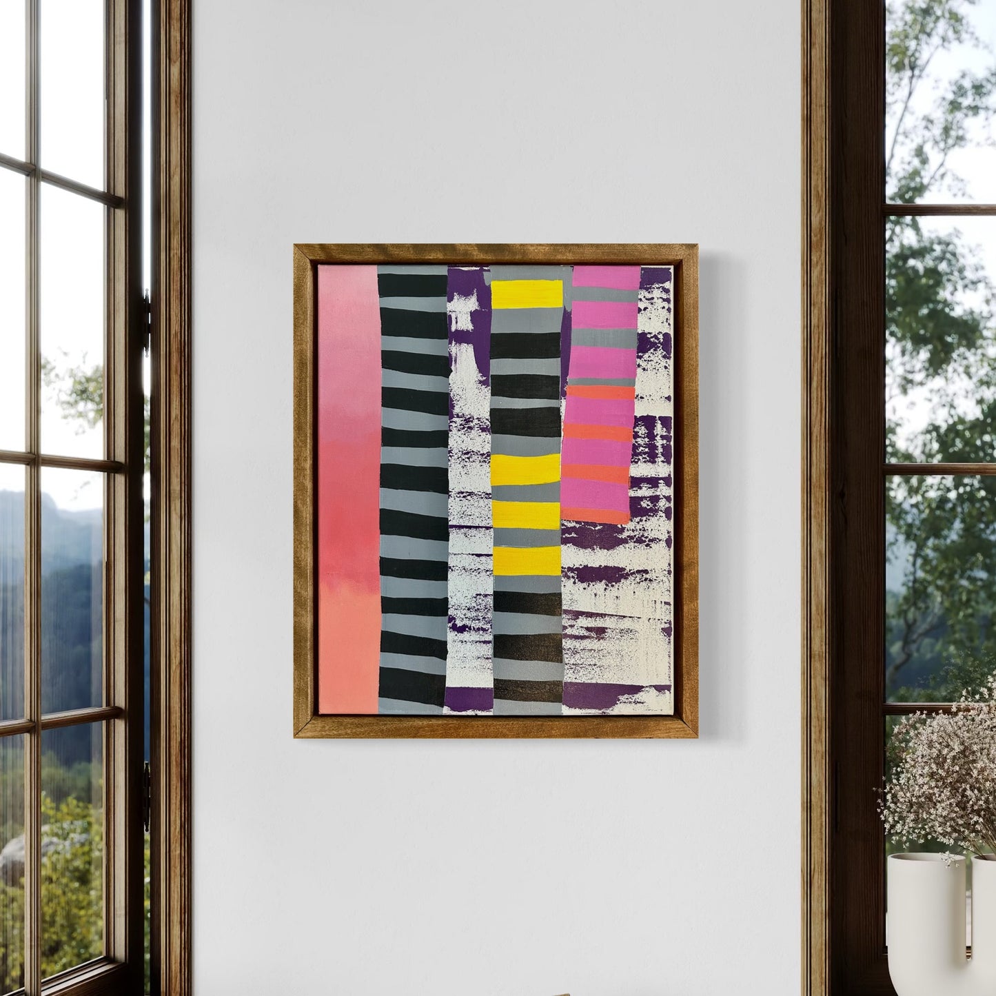 Between the Bars - 16" x 20" // Framed: 18"x 22"