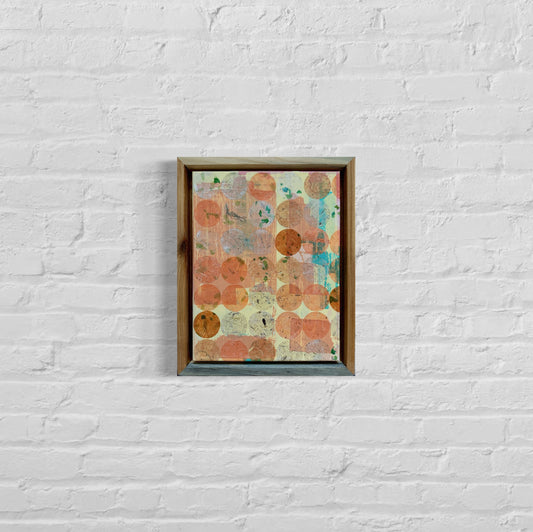 Circles in a Rectangle 11" x 14" // Framed: 13" x 16"