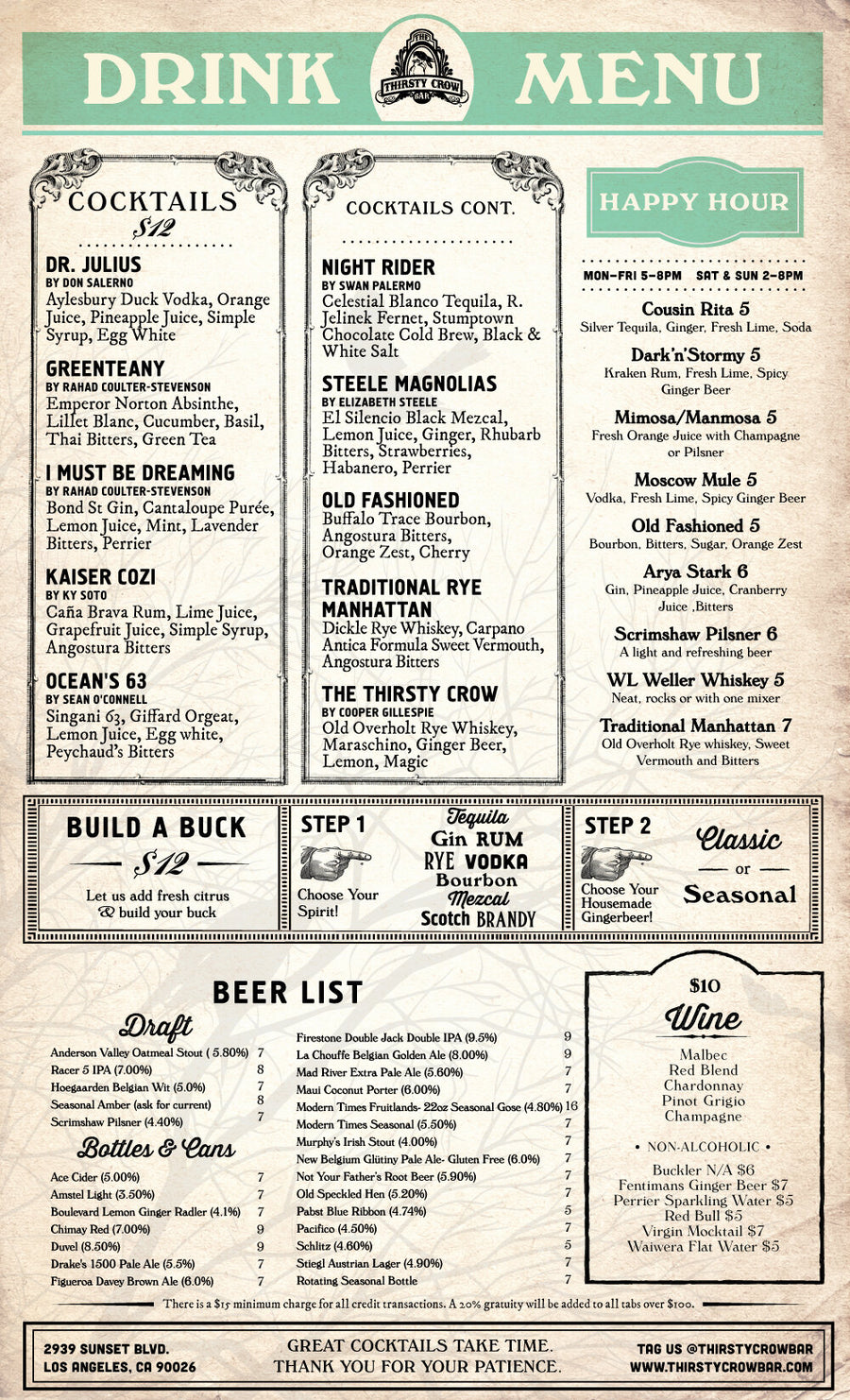 Menu design by Jenson Nelson, 3