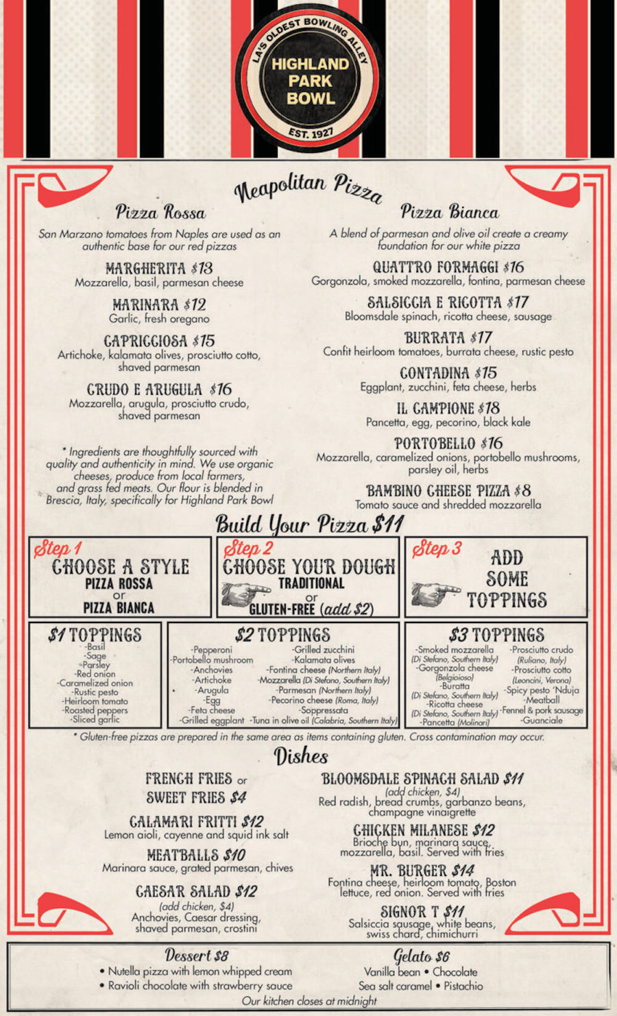 Menu design by Jenson Nelson, 5