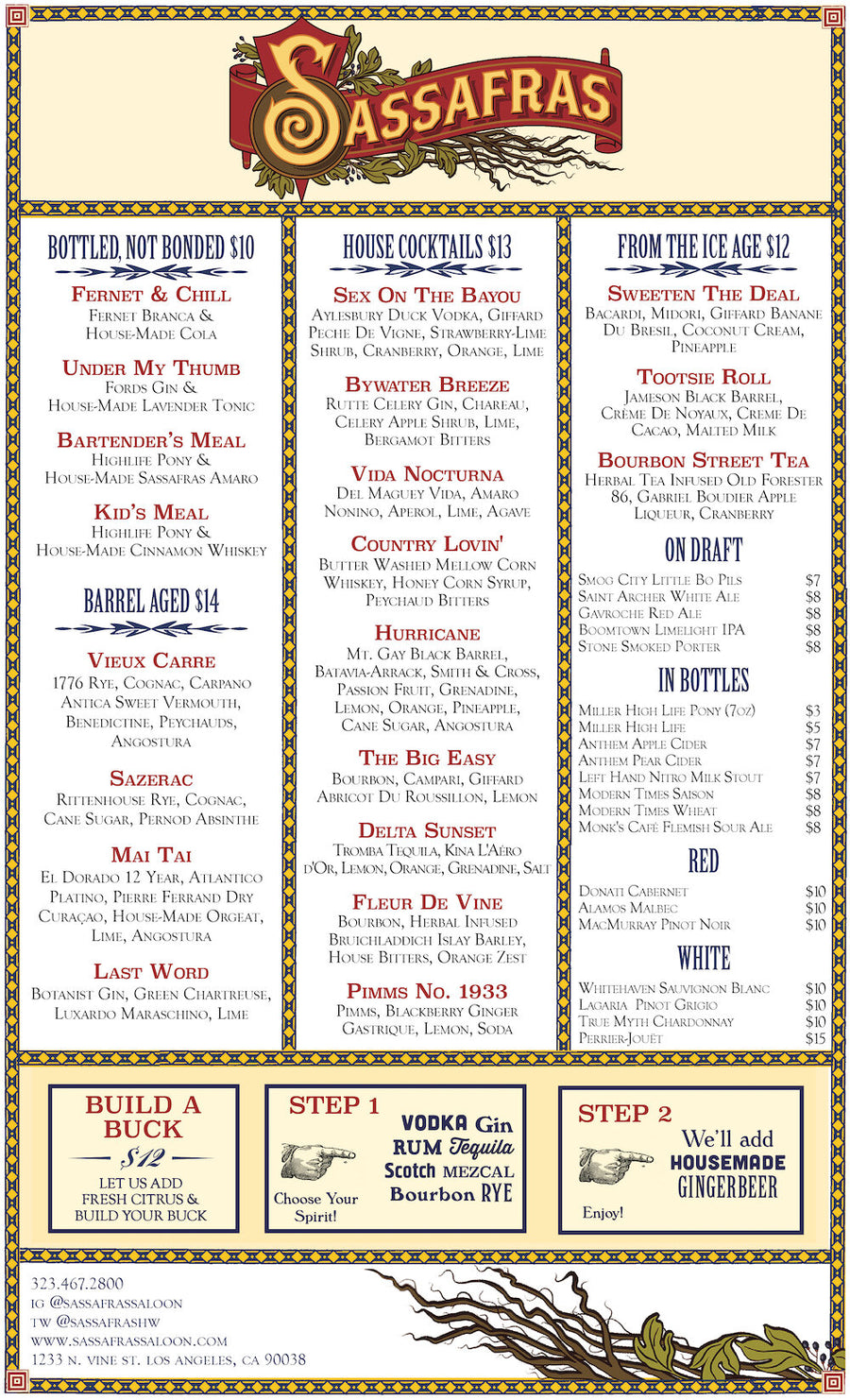 Menu design by Jenson Nelson, 6