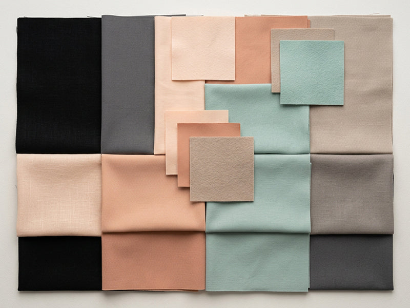 Color and fabric swatch board